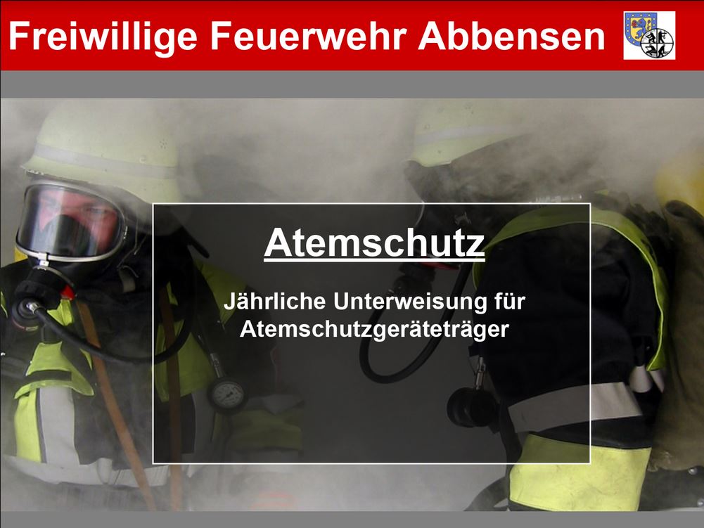 You are currently viewing Unterweisung für AtemschutzgeräteträgerInnen